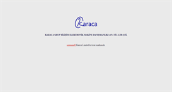 Desktop Screenshot of karaca.us