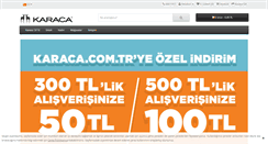 Desktop Screenshot of karaca.com.tr