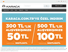 Tablet Screenshot of karaca.com.tr